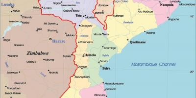 Mozambic în hartă