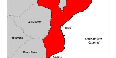 Harta Mozambic malarie